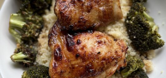 Cast Iron Chicken Thighs with Vegetables